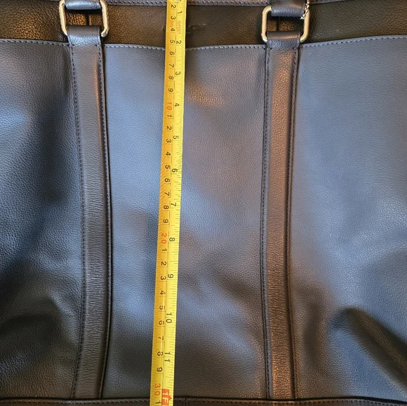 Coach Blue Leather Commuter Bag - Picture 4 of 4